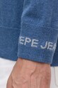 Pepe Jeans pulover din amestec de lana NEW ANDRE CREW NECK PM702469 albastru
