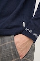 Sveter s prímesou vlny Pepe Jeans NEW ANDRE TURTLE NECK PM702470 tmavomodrá