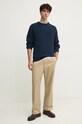 Бавовняний светр Pepe Jeans COLIN CREW NECK PM702478 темно-синій AW24