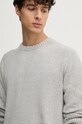 Хлопковый свитер Pepe Jeans COLIN CREW NECK серый PM702478