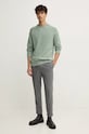 Pepe Jeans sweter z domieszką wełny CRED PM702480 zielony AW24