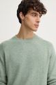 Pepe Jeans sweter z domieszką wełny CRED zielony PM702480