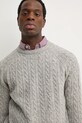Вовняний светр Lindbergh сірий 30.800227.MID.GREY.M