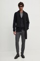 Lindbergh cardigan 30.804059B.BLACK negru AW24