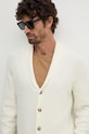 Kardigan Lindbergh béžová 30.804059B.OFF.WHITE