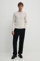 Bavlněný svetr Karl Lagerfeld 544301.655029 béžová AW24