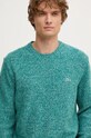 Lacoste pulover de lana AH2920 turcoaz AW24