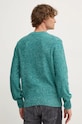 Дрехи Вълнен пуловер Lacoste AH2920 тюркоазен