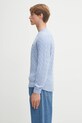 Lacoste sweter wełniany AH2924 niebieski AW25
