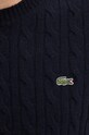 Вовняний светр Lacoste AH2924 темно-синій