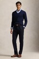 Odzież Polo Ralph Lauren sweter wełniany RWS-Longsleeve 710946142 granatowy