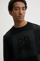 Bavlněný svetr HUGO x RACING BULLS černá 50530448
