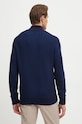Odzież BOSS kardigan z domieszką wełny 50526846 granatowy