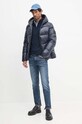 Шерстяной свитер BOSS 50530314 тёмно-синий AW24