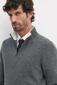 BOSS pulover de lana gri 50530314