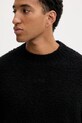 Hugo Blue maglione in misto lana nero 50524526