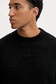 Светр з домішкою вовни Hugo Blue чорний 50524526