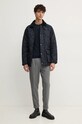 Вовняний светр Sisley 11BAS100Y темно-синій AW24