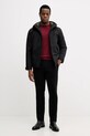 Volnen pulover Sisley 11BAS100Y bordo AW25