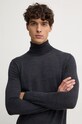Одяг Вовняний светр Sisley 11BAS200A сірий
