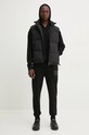 HUGO pulover de lana 50527223 negru AW24