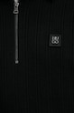 Светр з домішкою вовни HUGO 50524556 чорний