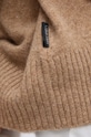 Calvin Klein sweter wełniany K10K113388 brązowy