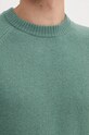 Calvin Klein sweter wełniany K10K113388 zielony