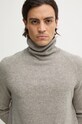 Μάλλινο πουλόβερ Calvin Klein γκρί K10K113389