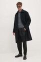 Calvin Klein sweter wełniany K10K113418 szary AW24