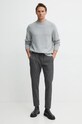 Sveter s prímesou vlny Calvin Klein Jeans J30J326195 sivá AW24