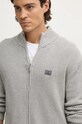 Бавовняний кардиган Calvin Klein Jeans сірий J30J326197