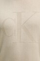 Calvin Klein Jeans sweter z domieszką wełny J30J326453 beżowy