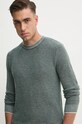 Свитер с примесью шерсти Guess EARLE зелёный M4BR04.Z3H82