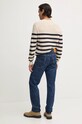 Odzież Tommy Hilfiger sweter bawełniany MW0MW36525 beżowy