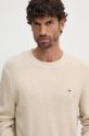 Tommy Hilfiger maglione in cotone beige MW0MW36525