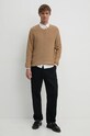 Tommy Hilfiger pulover de bumbac MW0MW36525 bej AW24