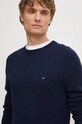 Tommy Hilfiger sweter granatowy MW0MW36535