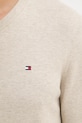 Tommy Hilfiger πουλόβερ ανδρικό βαμβακερό MW0MW14745 μπεζ