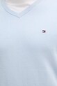Tommy Hilfiger pulover de bumbac MW0MW14745 albastru