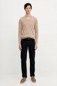 Βαμβακερό πουλόβερ Tommy Hilfiger MW0MW14745 μπεζ AW25