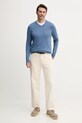 Tommy Hilfiger sweter bawełniany MW0MW14745 niebieski AW25