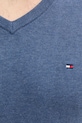 Tommy Hilfiger pulover de bumbac MW0MW14745 albastru