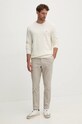 Хлопковый свитер Tommy Hilfiger MW0MW36347 бежевый SS25