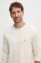 Tommy Hilfiger maglione in cotone beige MW0MW36347