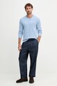 Βαμβακερό πουλόβερ Tommy Hilfiger MW0MW36347 μπλε NC25