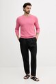 Tommy Hilfiger pulover de bumbac MW0MW36347 roz SS25
