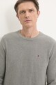 Бавовняний светр Tommy Hilfiger сірий MW0MW36347