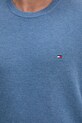 Βαμβακερό πουλόβερ Tommy Hilfiger MW0MW36347 μπλε