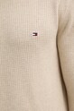 Bavlněný svetr Tommy Hilfiger MW0MW36526 béžová